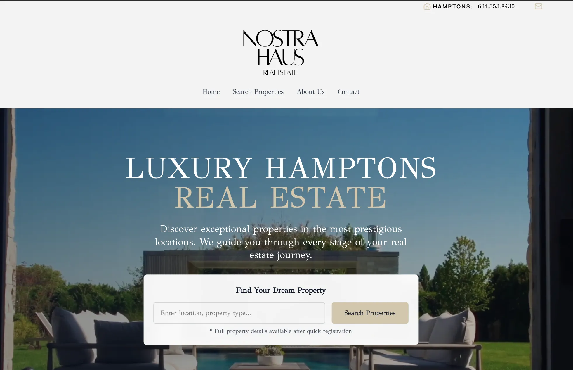 Nostra Haus - Real Estate Platform project preview