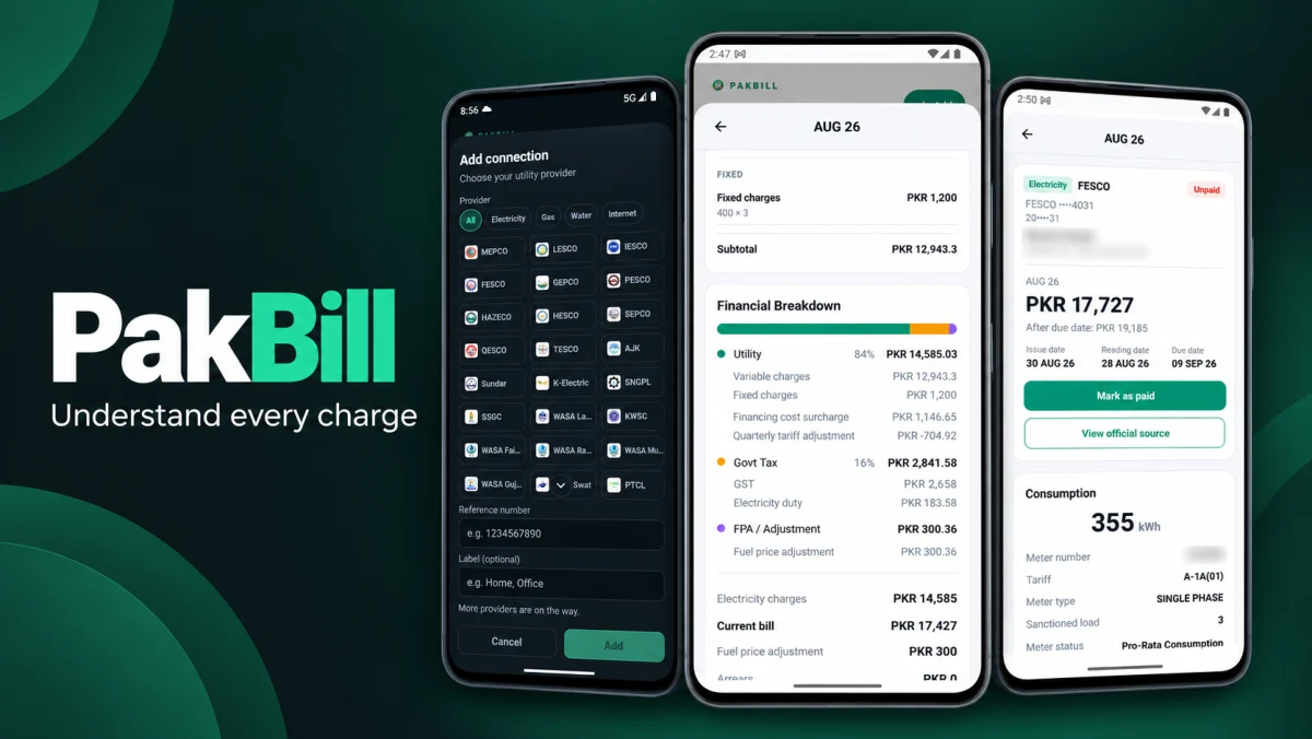 PakBill: Pakistan Bill Checker project preview