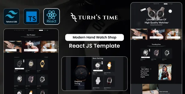 Turnstime - E-Commerce Watch Store project preview